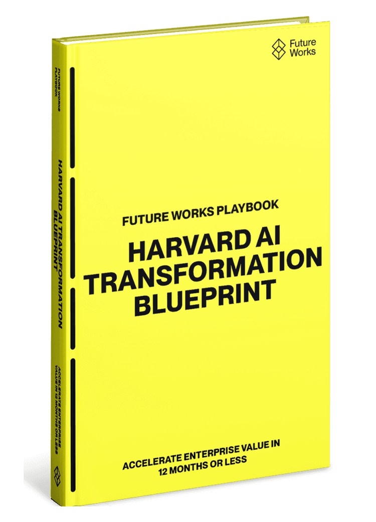 Harvard's AI Transformation Blueprint playbook cover